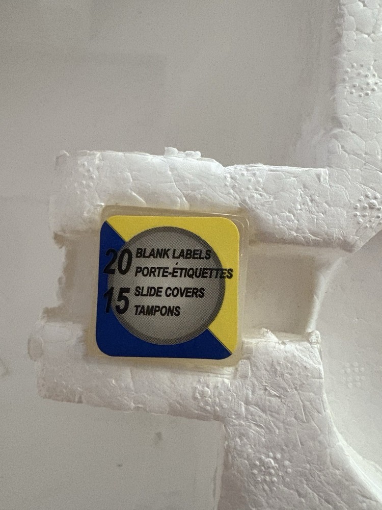 Vintage MICRO-SCIENCE MEGA SCREEN MICROSCOPE 62 PCS 1998-Used/Powers On