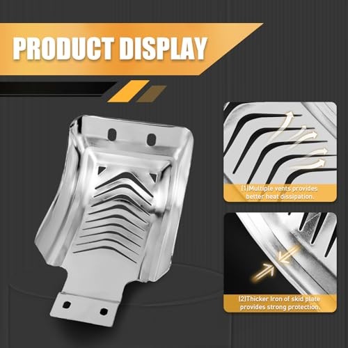 Harley Sportster Engine Bash Guard Cover Iron Front Skid Chrome