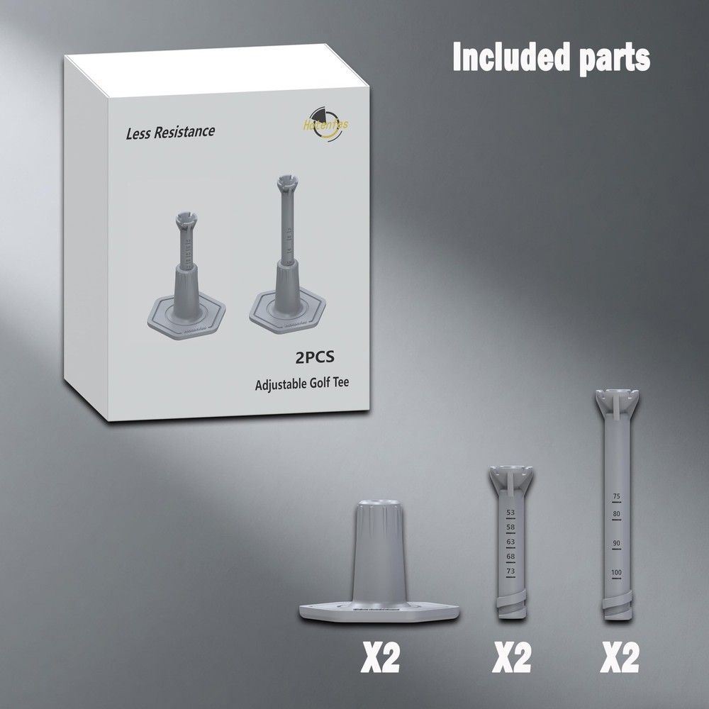 Adjustable Driving Range Golf Tee，Rubber Golf Simulator Tees for Mats，Indoor ...