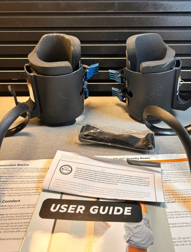 EZ-Up Gravity Boots for Inversion Decompression Stretching Back Pain Relief