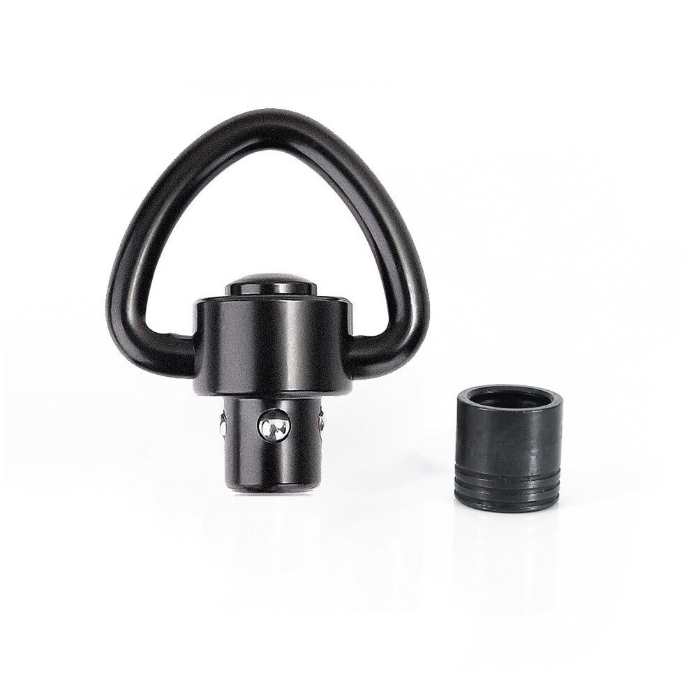 2Pcs Push Button QD Quick Detach/Release Heavy Duty Sling Swivel Mount With Base