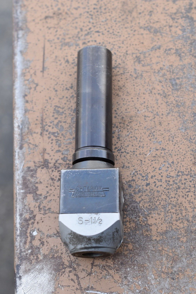 CRITERION S-1-1/2A 7/8"-20 Thread Back Square Head Boring Head with shank