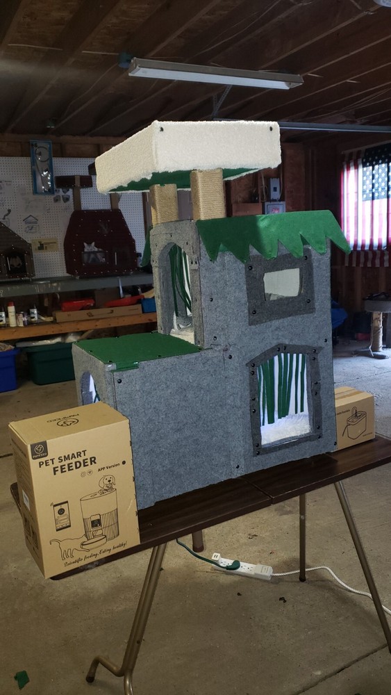 The Ultimate Indoor Cat House with Everything Your Cat Needs!