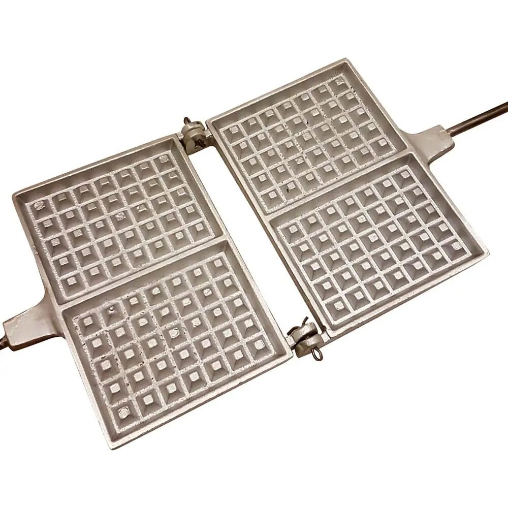 FORM FOR BAKING THICK WAFFLES (WAFFLE IRON) RECTANGULAR "BELGIAN VIENNA WAFFLES"