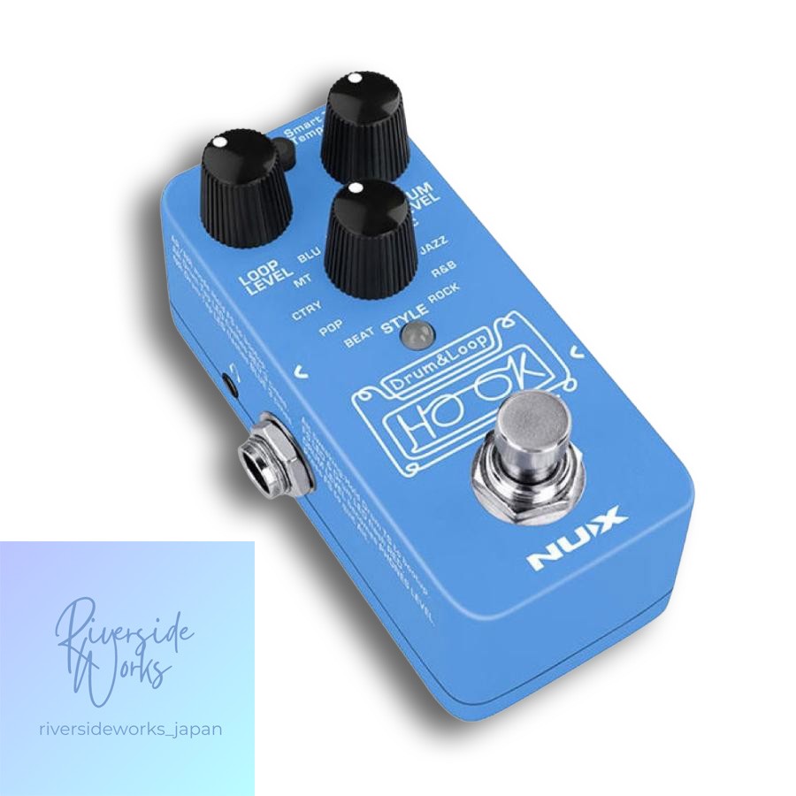 NUX NDL-3 HOOK Drum & Loop Guitar Effects Pedal Looper