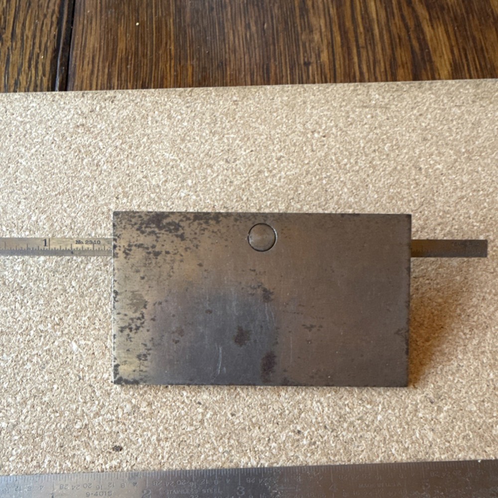 Lufkin No. 892 Rectangular Head Protractor with 6 in Blade, 0-180° Range