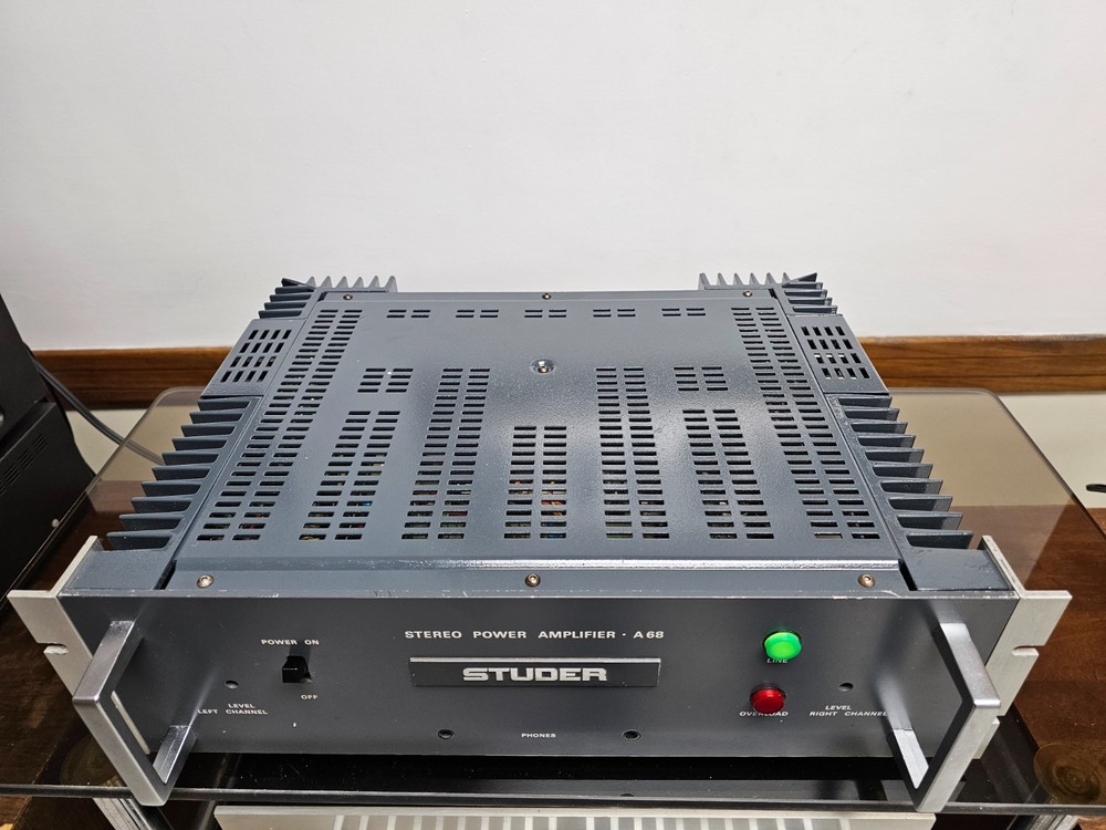 Studer A-68 Power Amp Serviced Good Condition