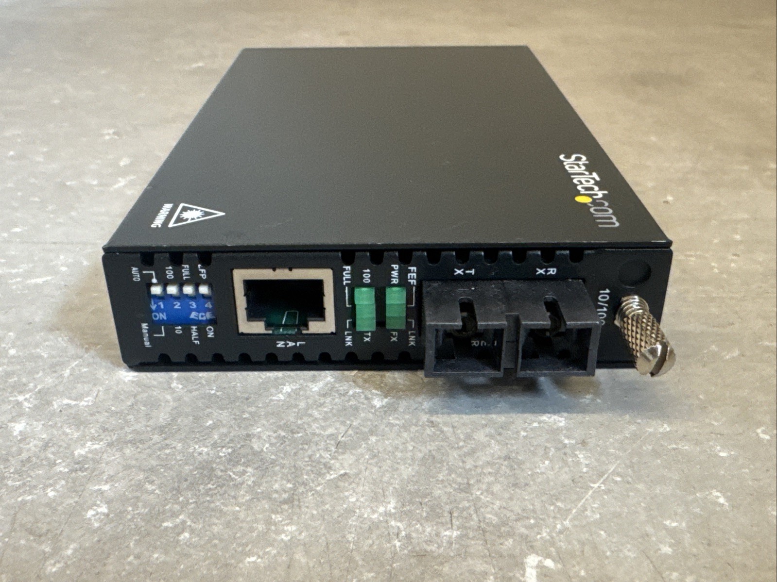 StarTech 10/100 Mbps Ethernet to Multi Mode SC Fiber Media Converter 2km