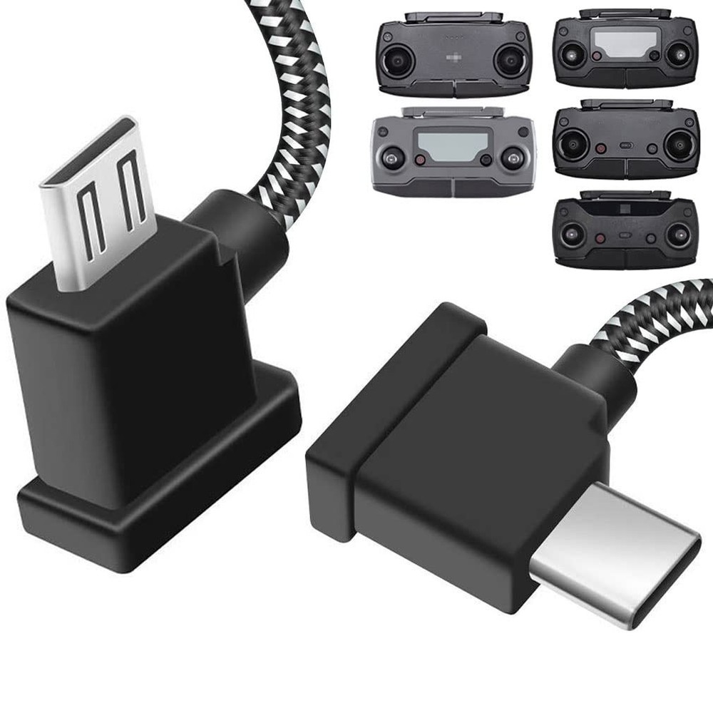 1FT Micro to USB C Remote Controller Cable for DJI Mavic Mini,Mini SE,Mavic...