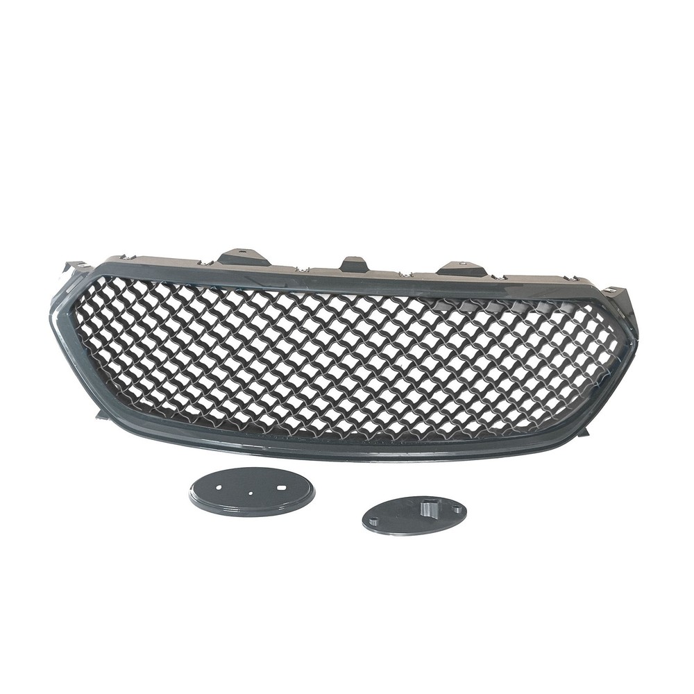 For 2013-2019 Ford Taurus Front Upper Grille Gloss Black