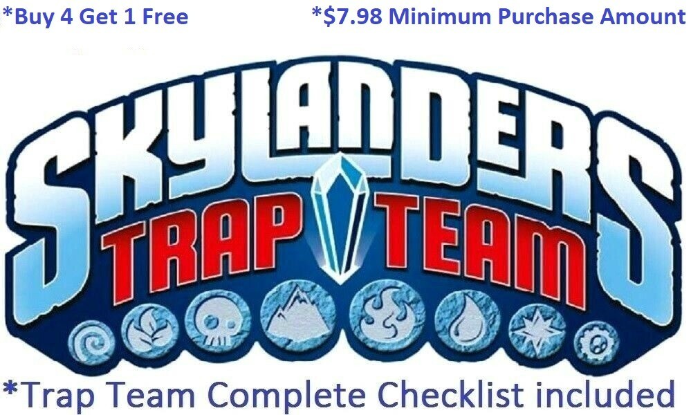 *Buy 4=1Free Skylanders Trap Team Complete UR Set w Checklist*$7.98Minimum👾