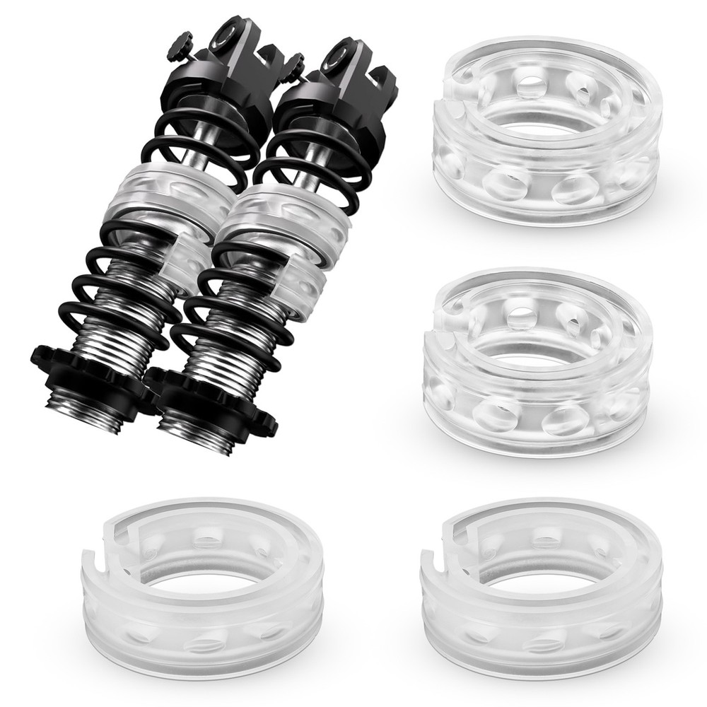 2 PCS Universal Rubber Vehicle Shock Absorber Coil Spring Bumper Buffer D/F Type