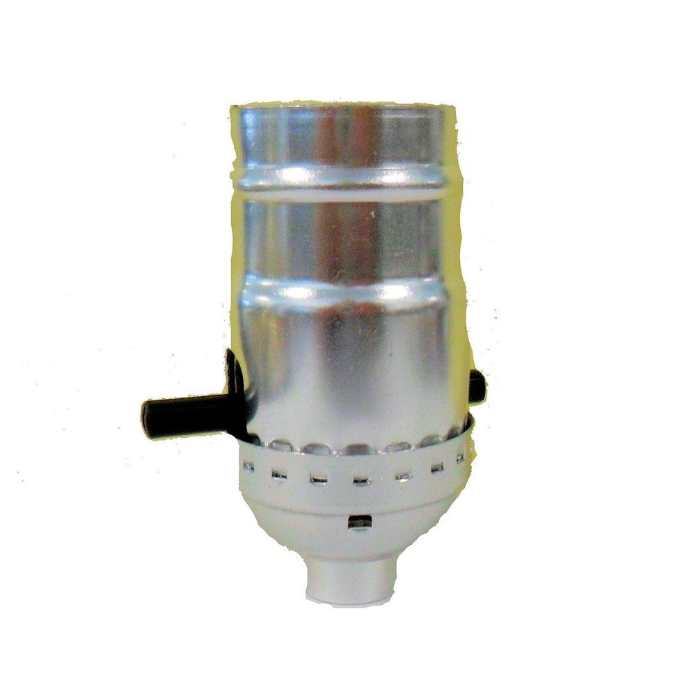 Lamp Parts: NICKEL PUSH-THRU SOCKET, SHELL, CAP  TR-22