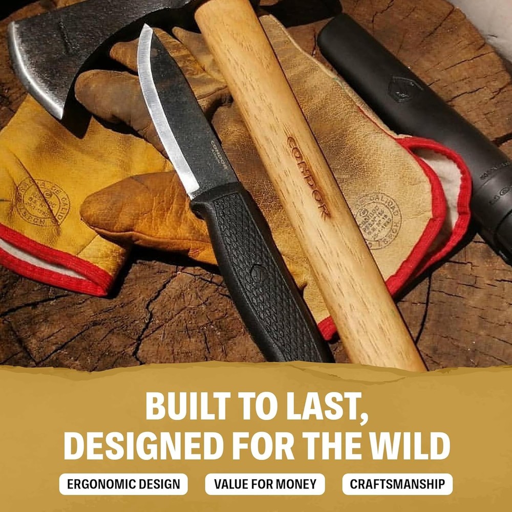 Condor Tool & Knife Terrasaur Bushcraft Knife Black