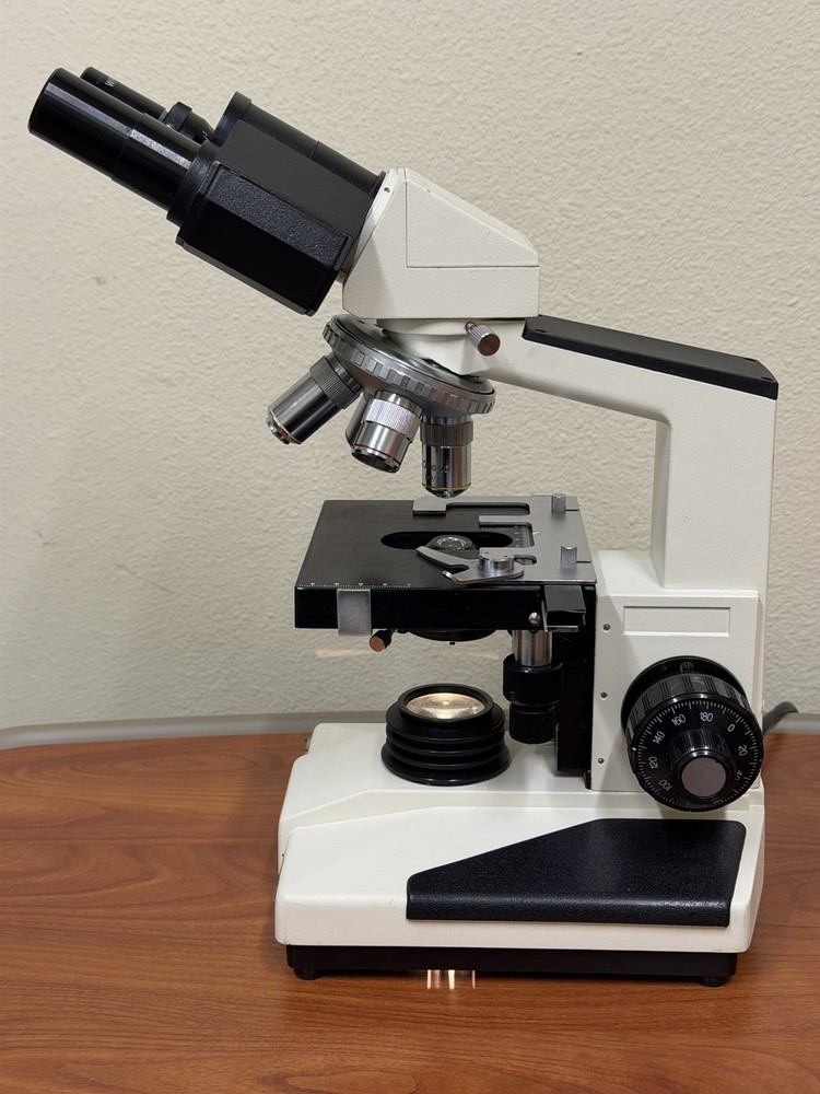 Carlsan CS700 Binocular Microscope with 4 Objective Lenses & Eyepieces COMPLETE