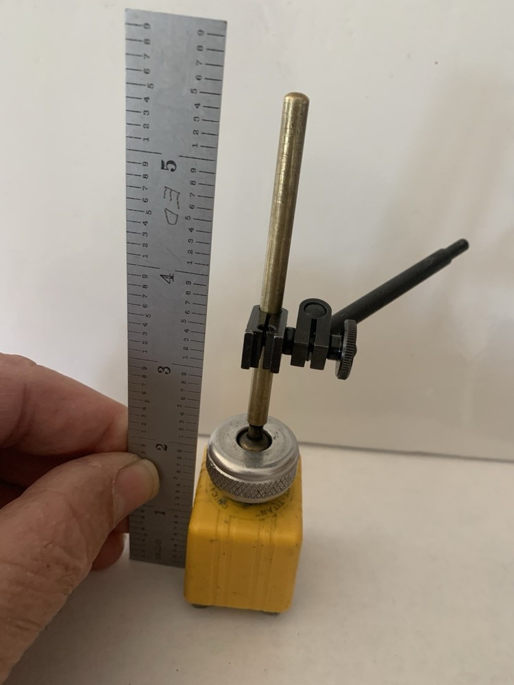 Enco Tiny Titan Base Indicator Mini Magnetic Base With Indicator Arm USA.
