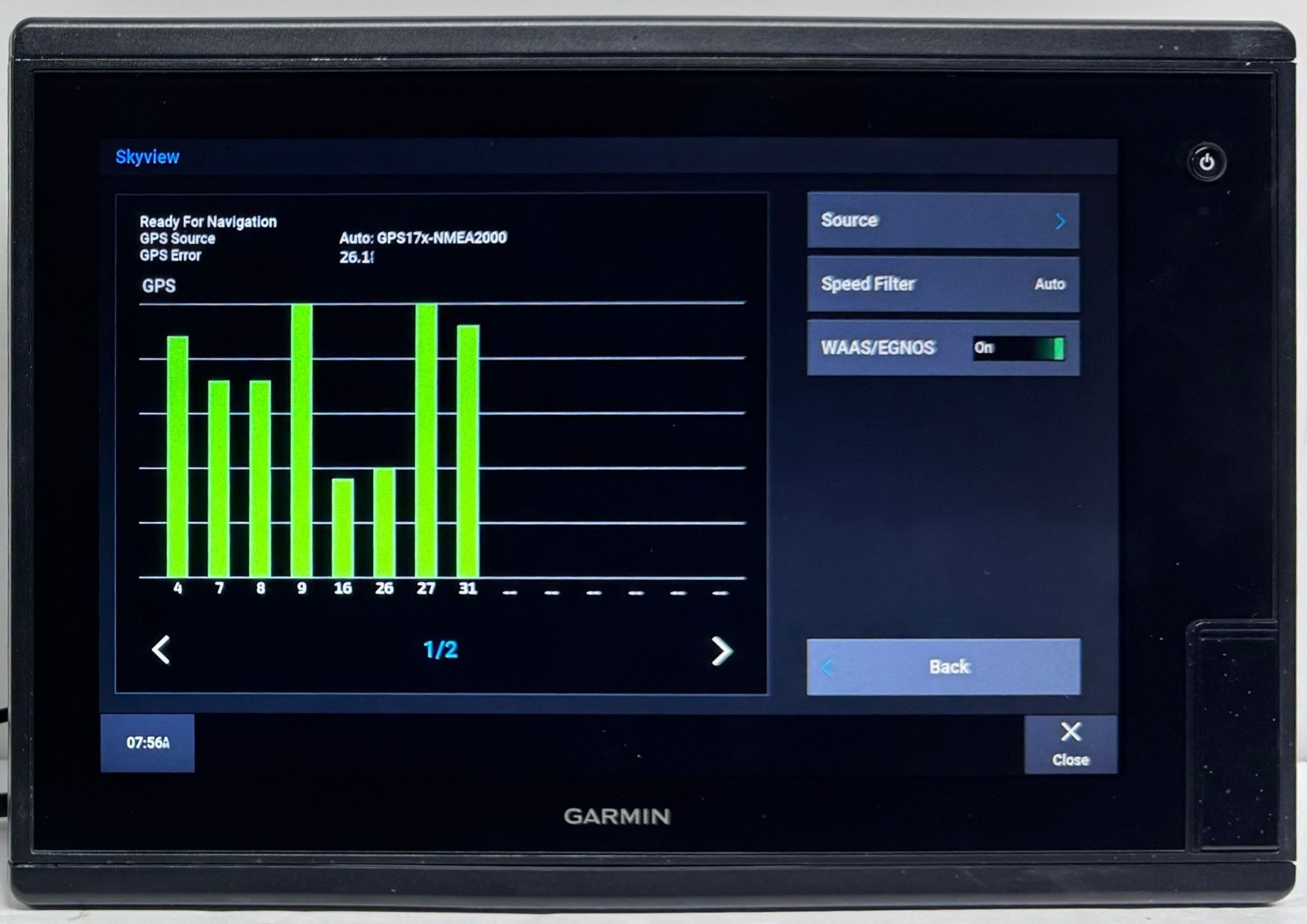 Garmin GPSMAP 1242xsv Touch Chartplotter Marine GPS Display