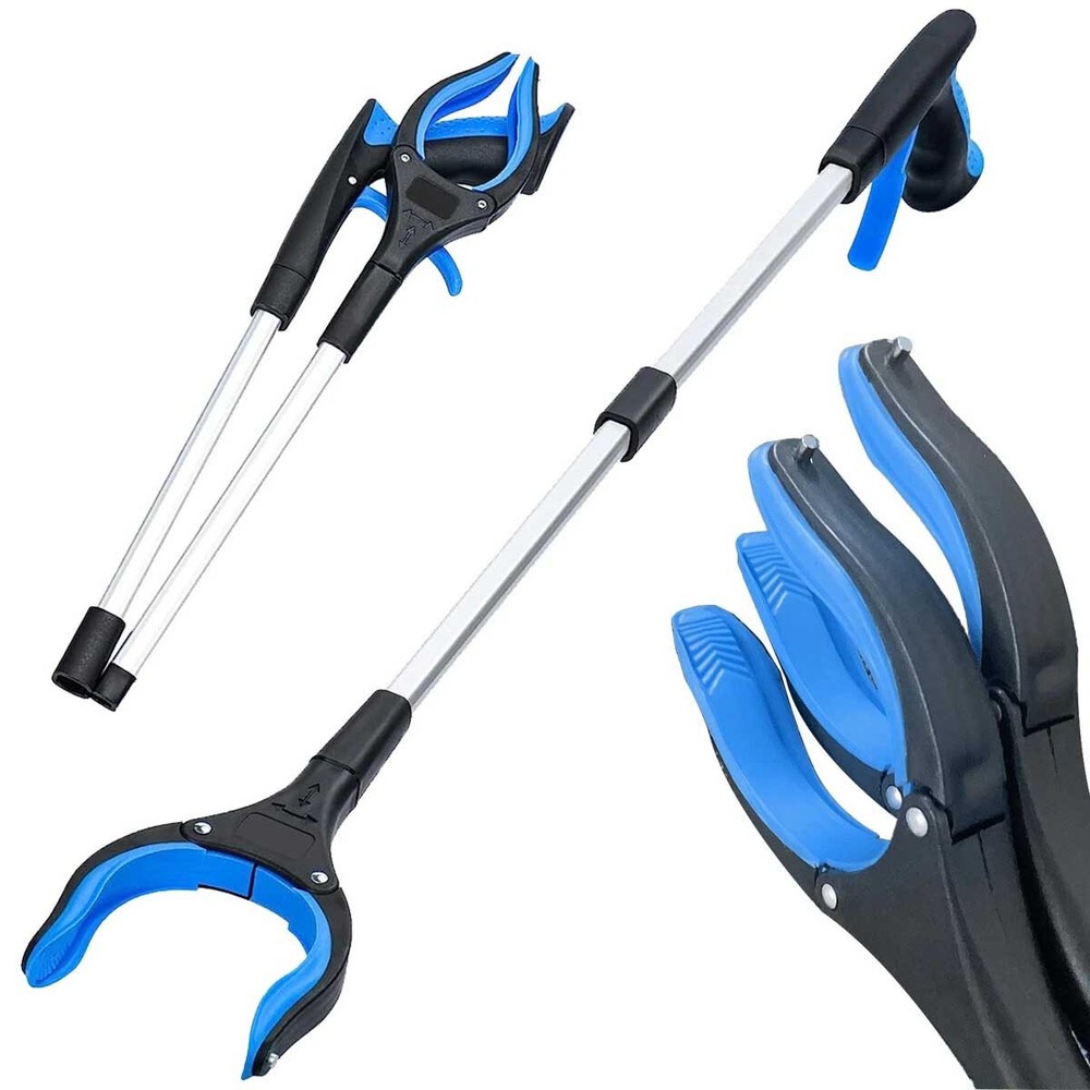 ABS Plastic, Rubber material multi-function grabber, convenient and foldable