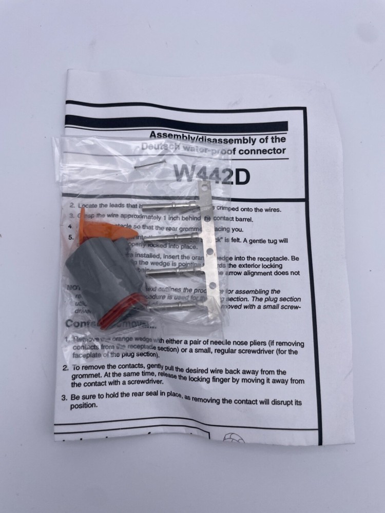 Whelen waterproof connector kit W442D