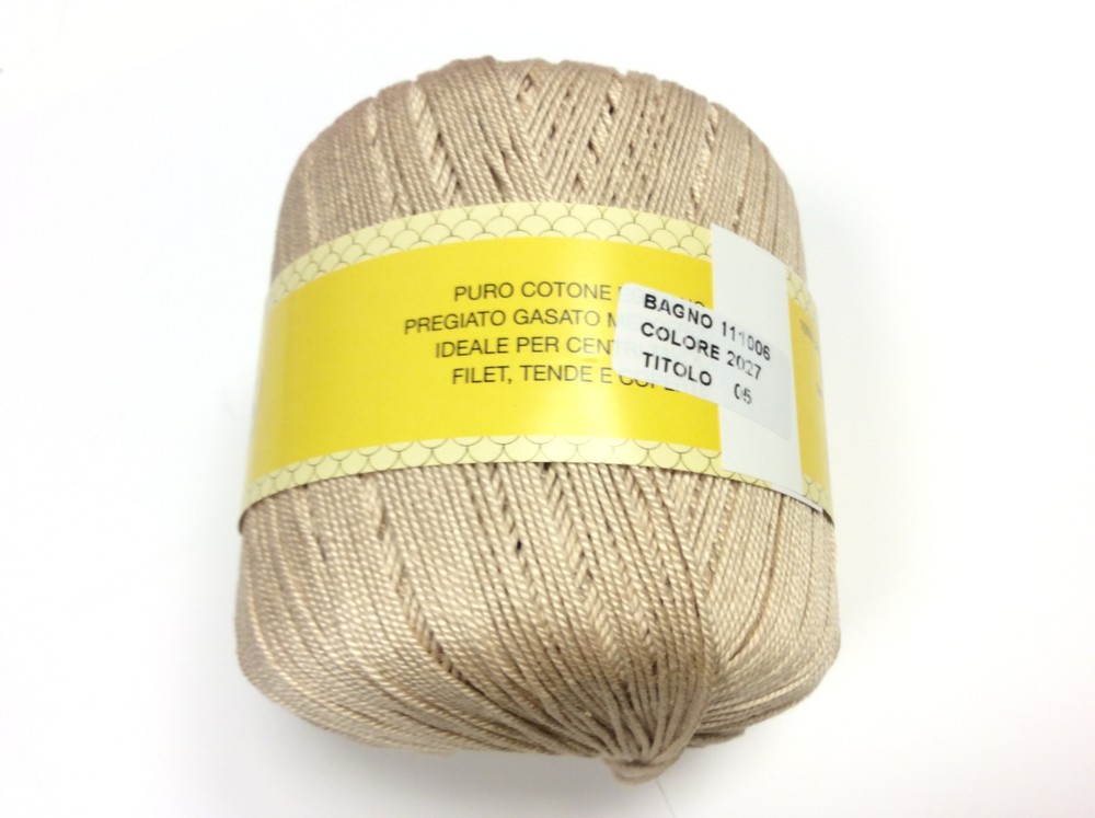 EGYPTIAN COTTON NO. 5 ECRU 100 GR.