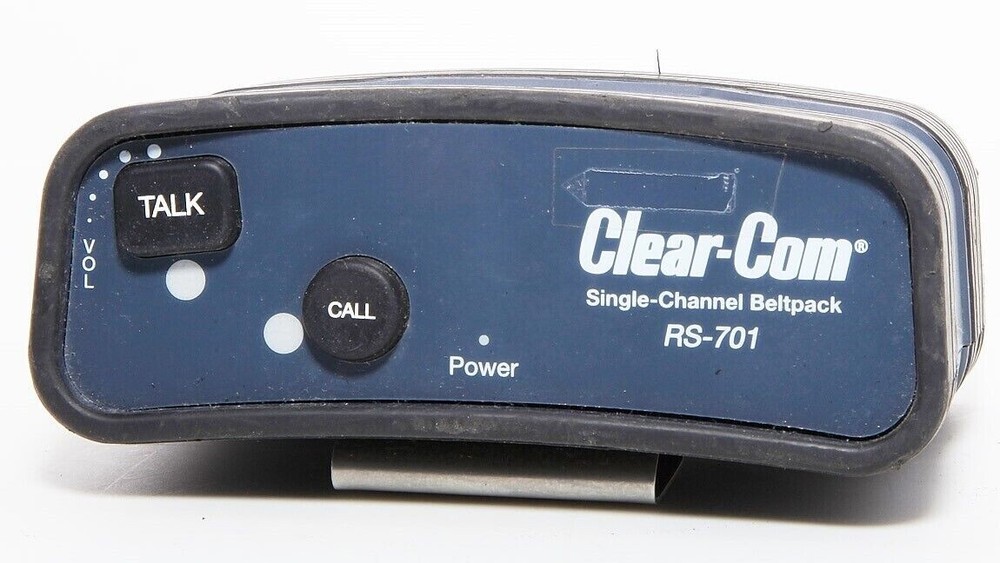 New Clear-Com ClearCom RS-701 RS701 Single Channel Intercom Beltpack No Headset