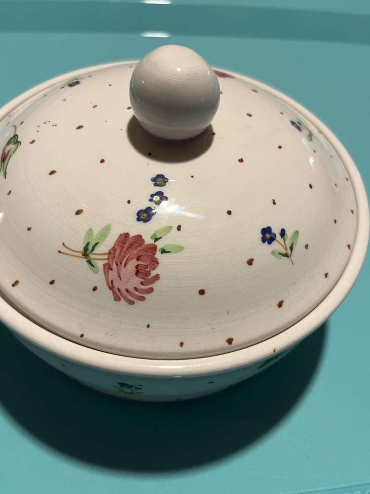 laura ashley covered powder or candy dish
