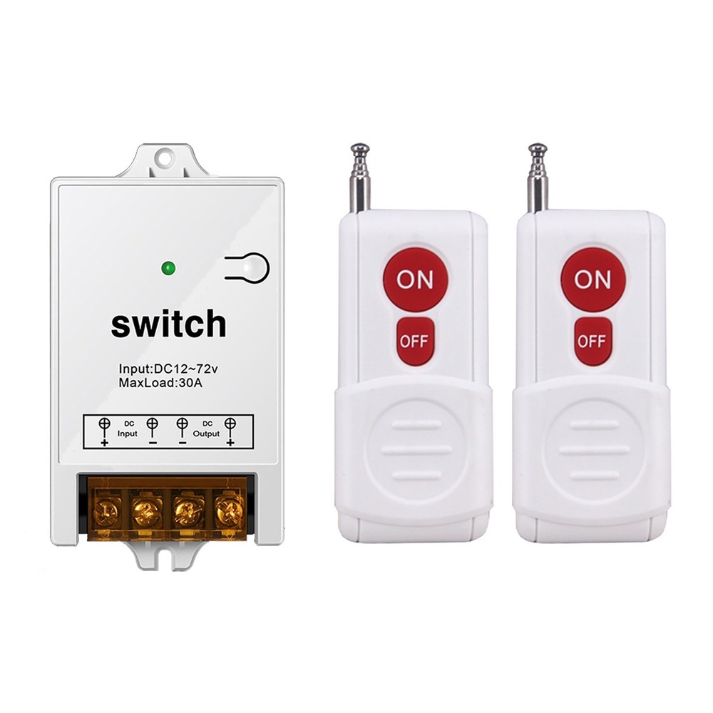 DC12-72V Remote Control Relay Switch Wireless Remote Switch 433MHz Smart Home