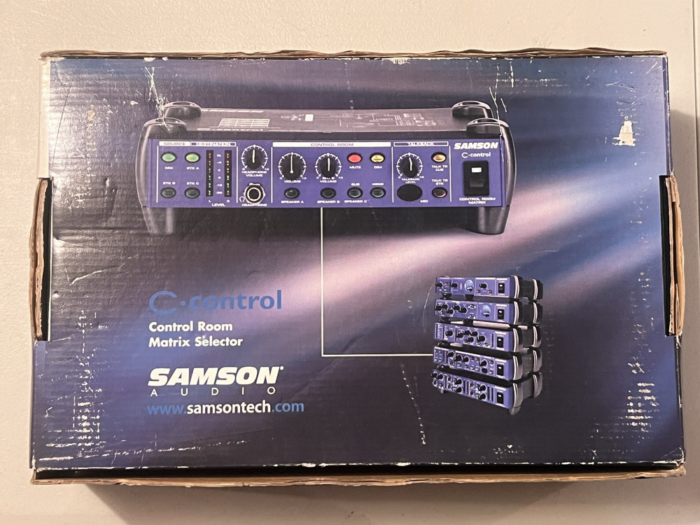 SAMSON C AUDIO CONTROL CONTROL ROOM MATRIX SELECTOR