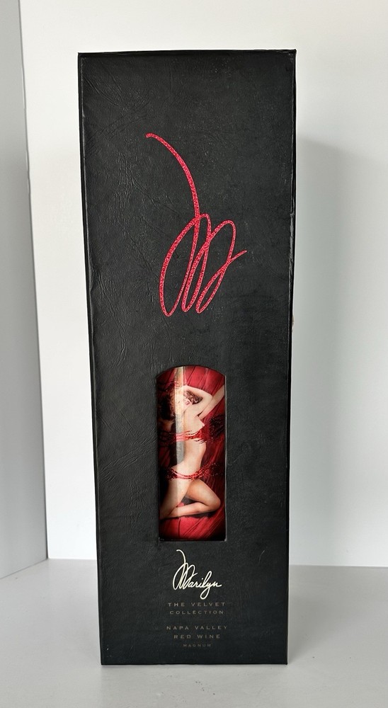 Marilyn Monroe Empty Wine Bottle With Box