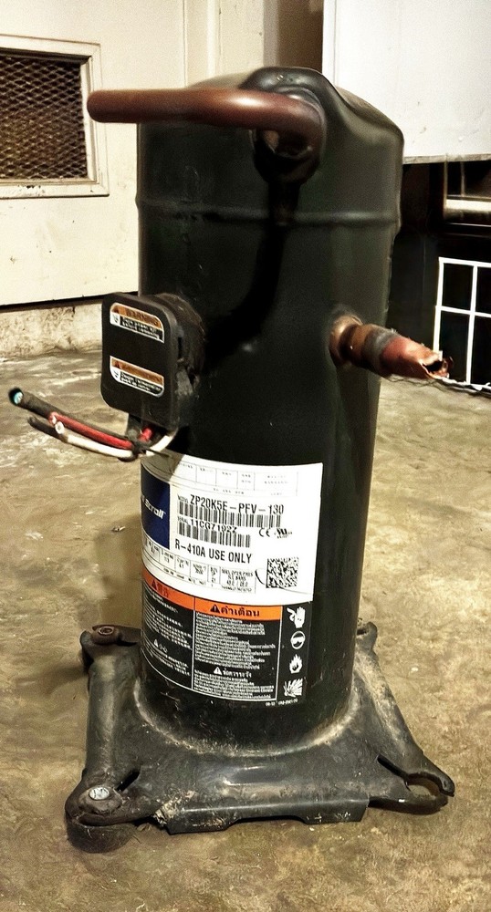 COPELAND SCROLL COMPRESSOR model ZP20K5E-PFV-130, 208-230 V Single Phase