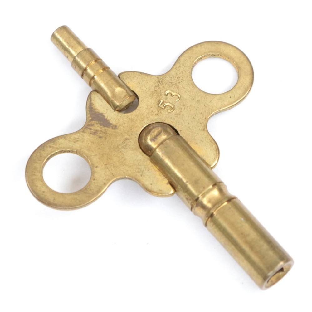 Clock Key Double Ended or Double Sided 3.25mm - LW241