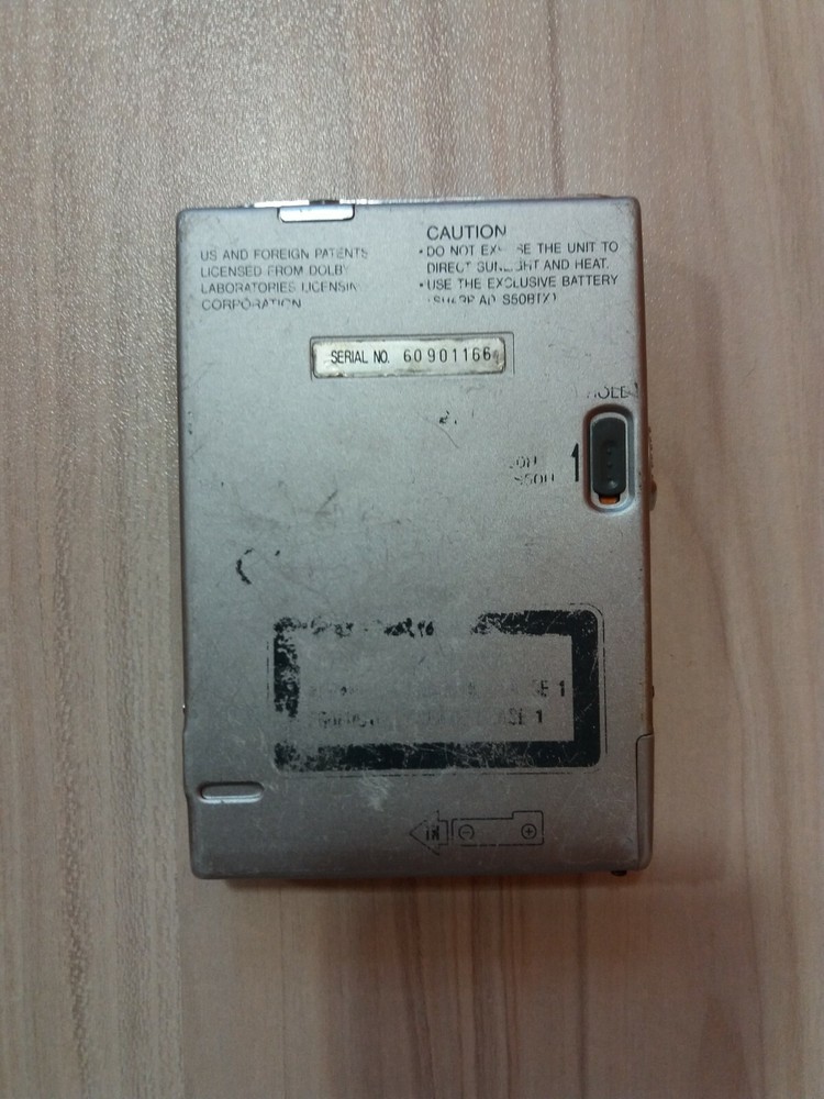 Sharp MD-S50 Portable Minidisc Player