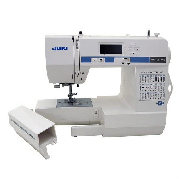 JUKI HZL-LB5100 Compact Computerized Sewing Machine With 100 Stitch Patterns