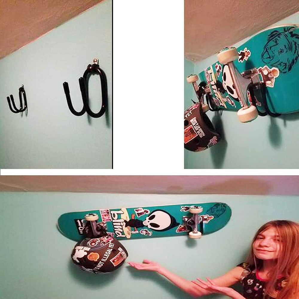 Pmsanzay Skateboard Wall Hanger Storage Display Rack...
