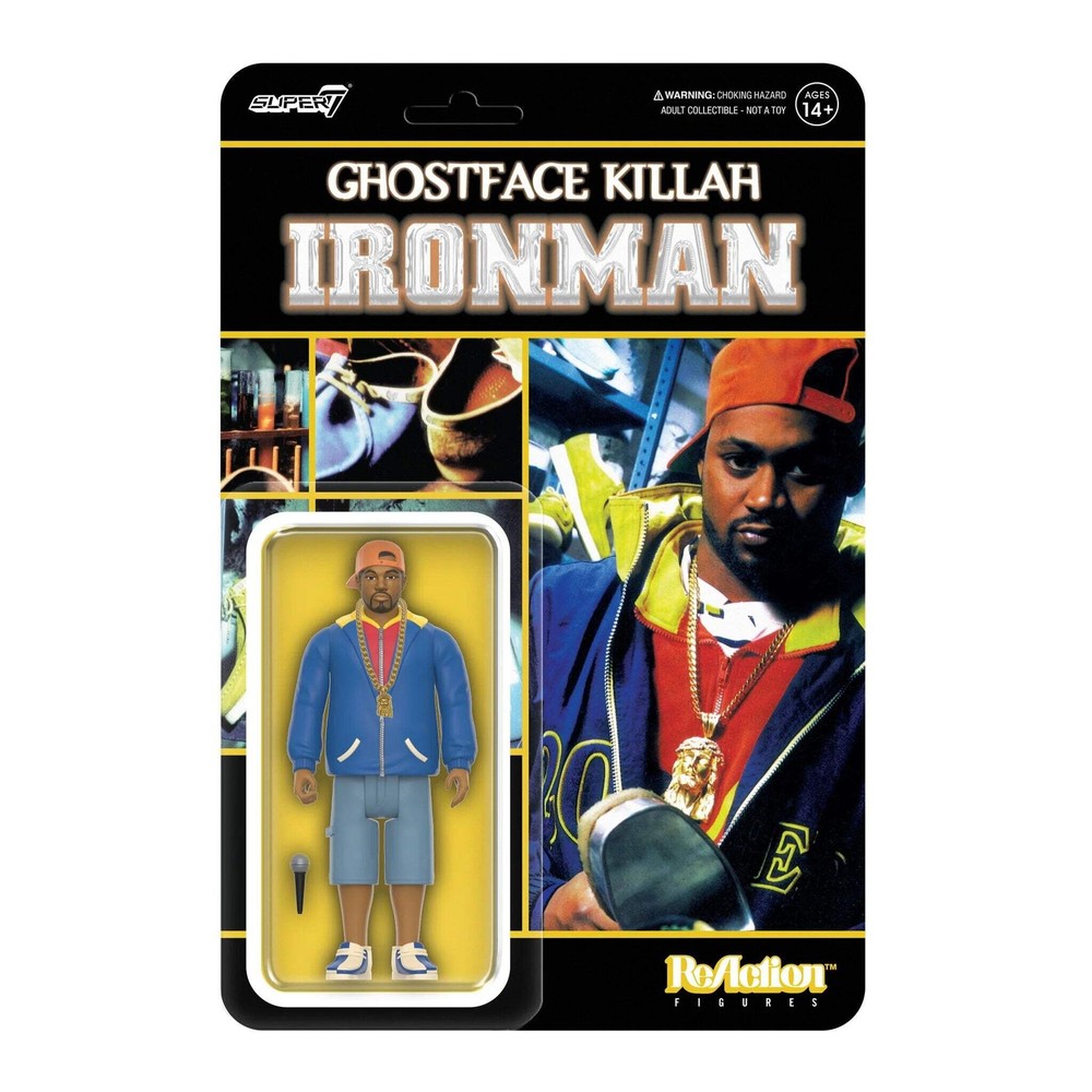 Super7 Ghostface Killah Ironman ReAction Figure