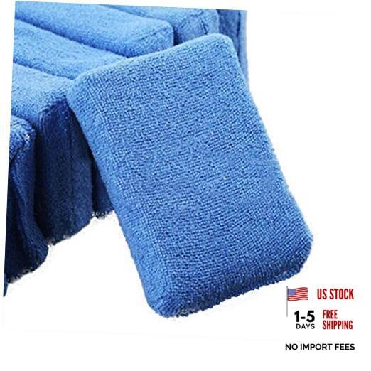 Professional Microfiber Applicators for Car Detailing, 12-Pack - Premium