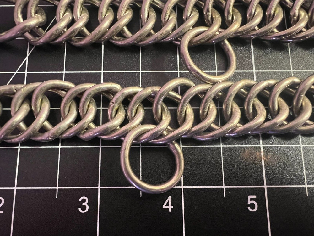 English Double Link Curb Bit Chains, Various Sizes