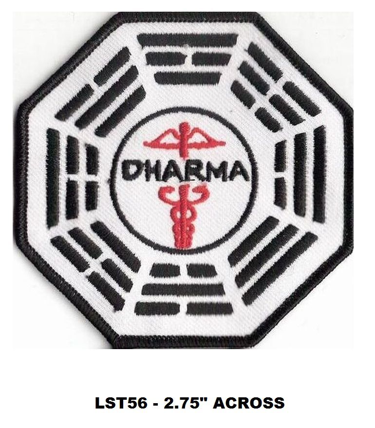 MINI LOST TV SHOW  PATCH - MED STAFF LOGO - LST56