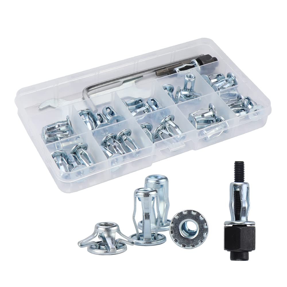 1/4 Jack Nut with Installation Tool Threaded Insert Nuts Nutserts Jack Nut Screw