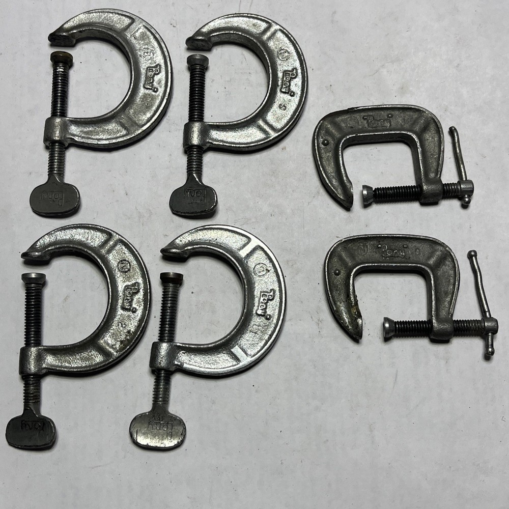 6 Pony C Clamps Used