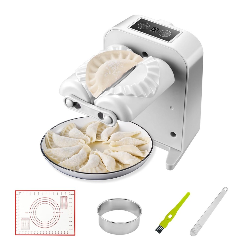 Automatic Electric Dumpling Maker Machine, Removable Empanada Press & Tools, Qui