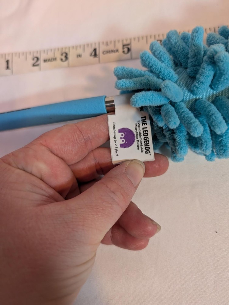 Blue Hedgehog Duster Cleaning Tool New With Tags