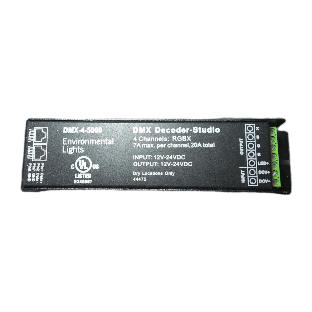 Environmental Lights DMX-4-5000 Decoder-Studio 4-Channel RGBX 5A/Channel