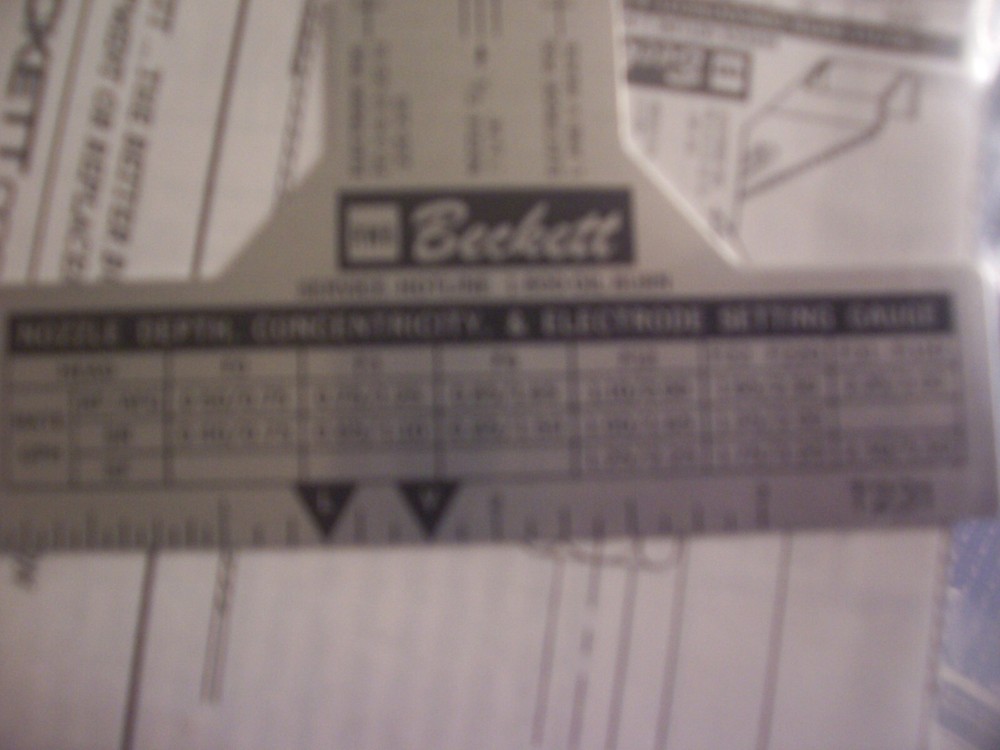 Beckett T231Multipurpose Gauge For Nozzle Assembly And Electrode Setting