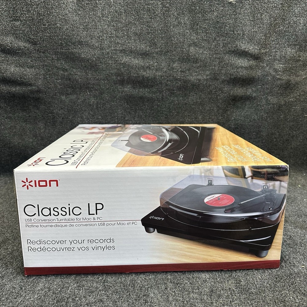 ION Classic LP Mac & PC USB Conversion Turntable Digital Music Record Player