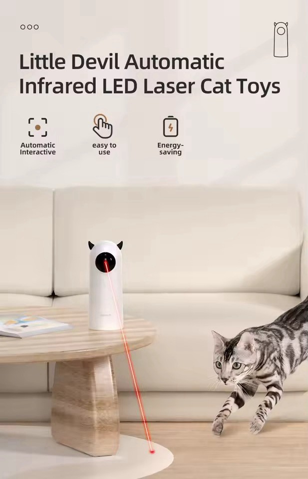 Automatic Cat Toy, LED Laser Cat Game