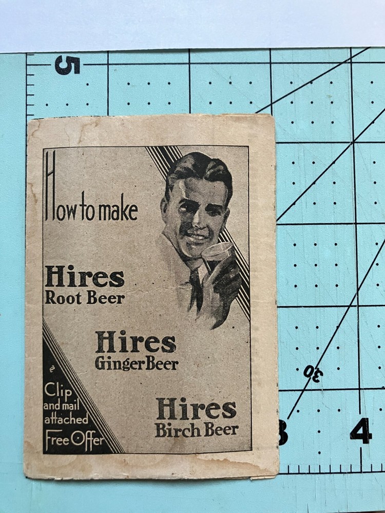 Vintage How To Make Hires Root Beer  Advertisement
