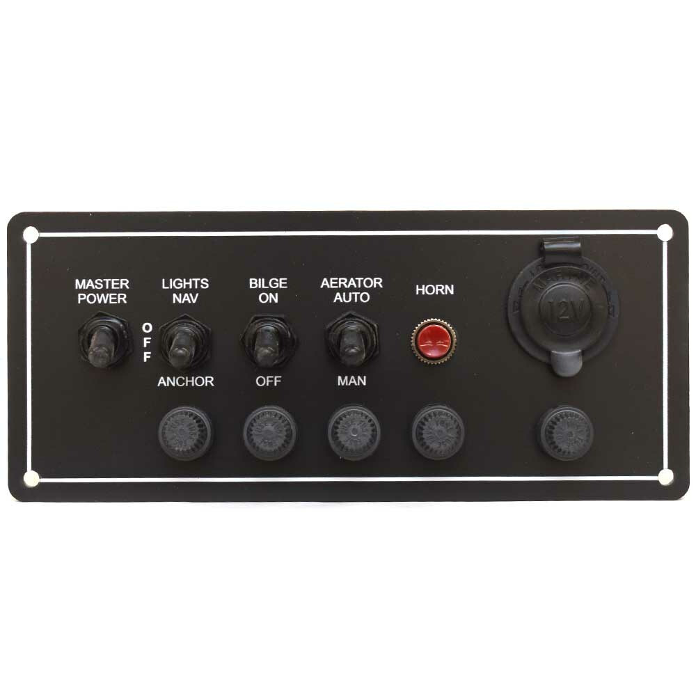 Crestliner Boat Toggle Switch Panel 2278063 | Power Bilge Aerator