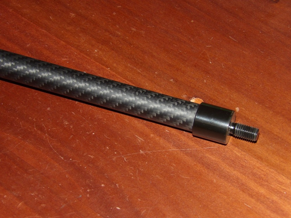 Used 9" TAP Bow Stabilizer- Black- Titanium Archery Products