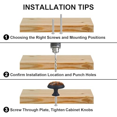 4 Pack Kitchen Cabinet Knobs Round Drawer Pulls 1.37"L x 1.1"W Basketball